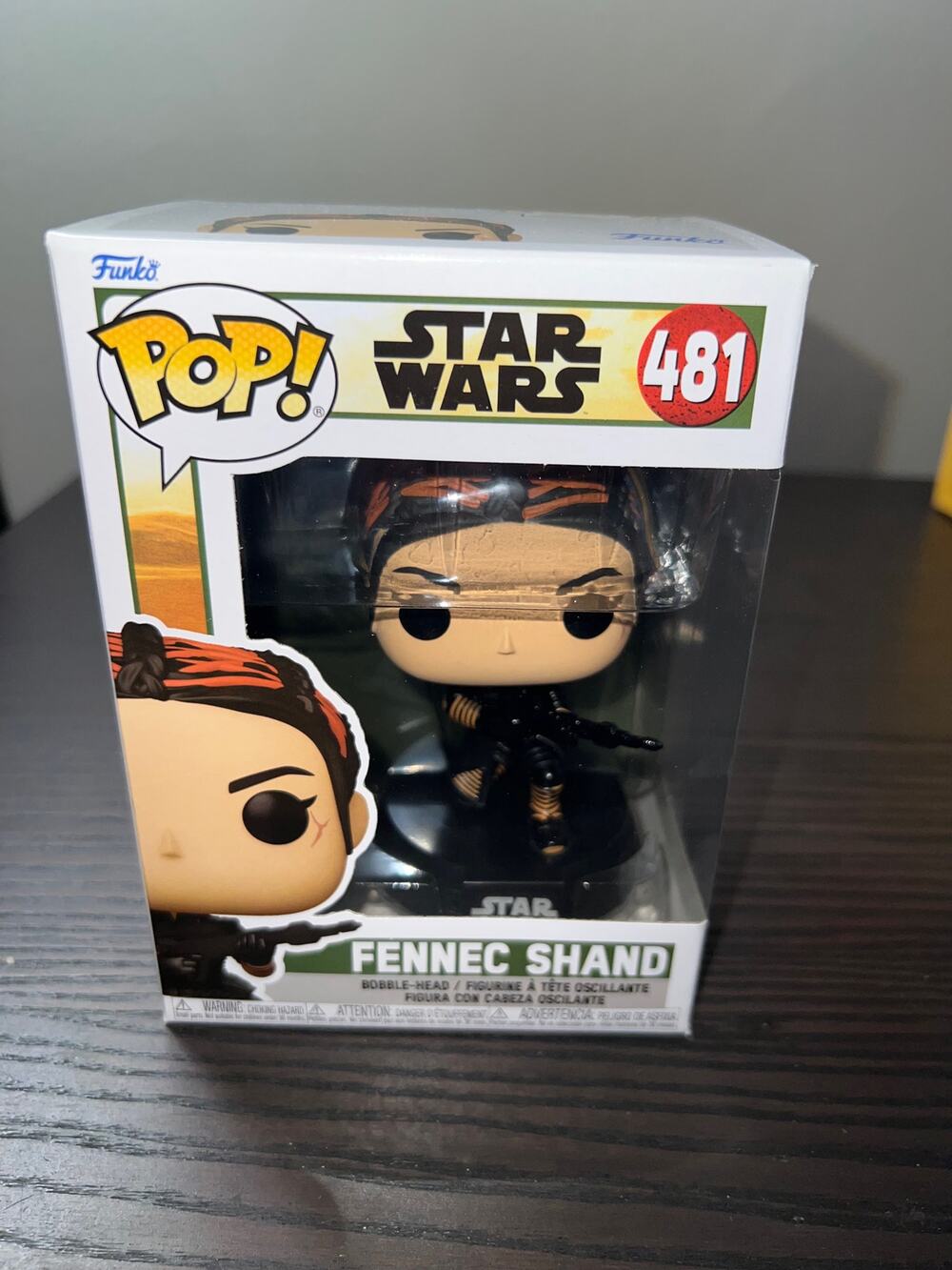 VAULTED Fennec Shand Star Wars Funko Pop #481 Book Boba Fett Mandalorian Disney